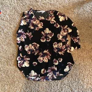 Winter Floral Blouse